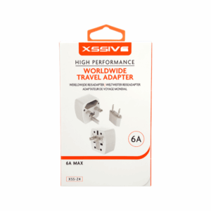 xssive universal plug 6a worldwide travel adapter z4