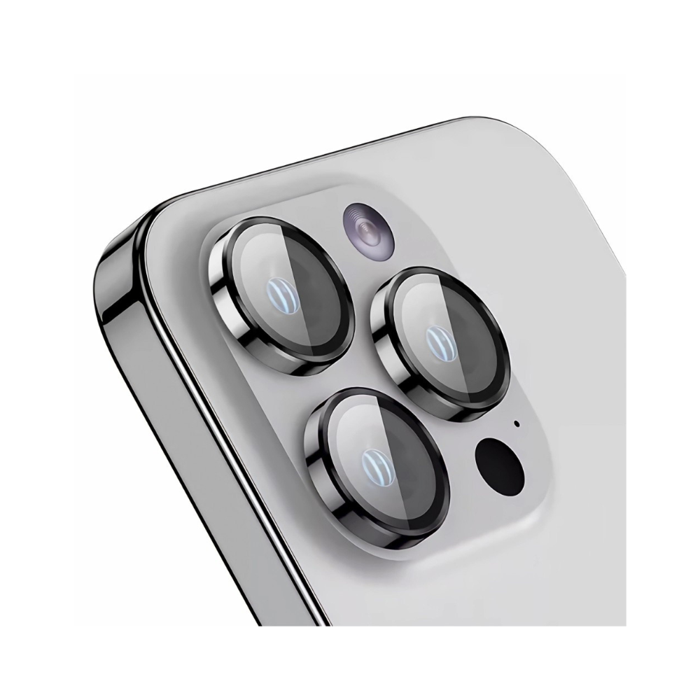 rixus metal shield camera tempered glass – iphone 16 pro & 16 pro max – transparant