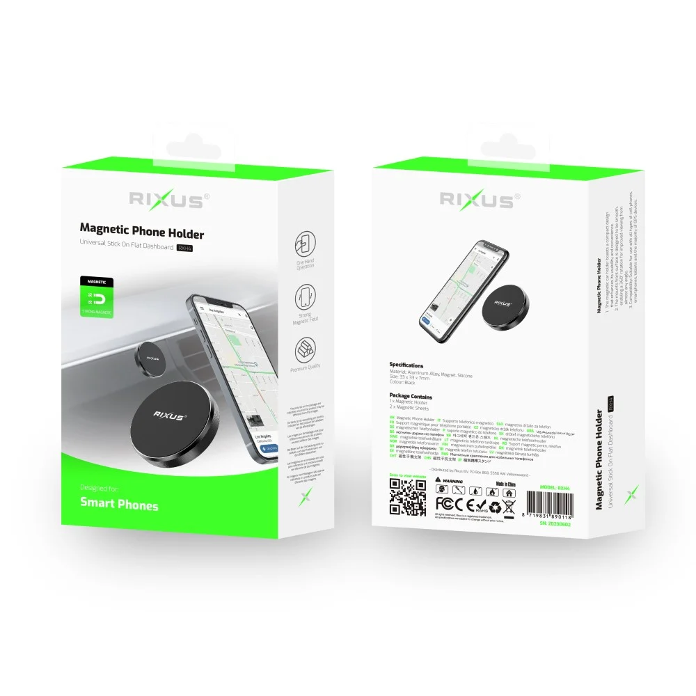 magnetic phone holder mini black