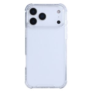 anti shock case for apple iphone 17 pro max transparant