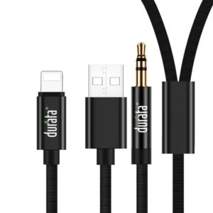 durata music + charge audio cable 1.2m drmu06