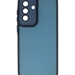 mat transparent met camera beschermer case voor samsung galaxy a36 a56 navy