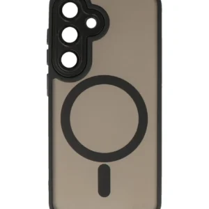 mat transparent met camera beschermer case voor samsung galaxy s24 plus s25 plus zwart