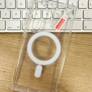 magsafe transparant hard hoesje voor samsung galaxy s23 ultra