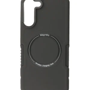 magnetic charging case voor samsung galaxy s23 plus zwart